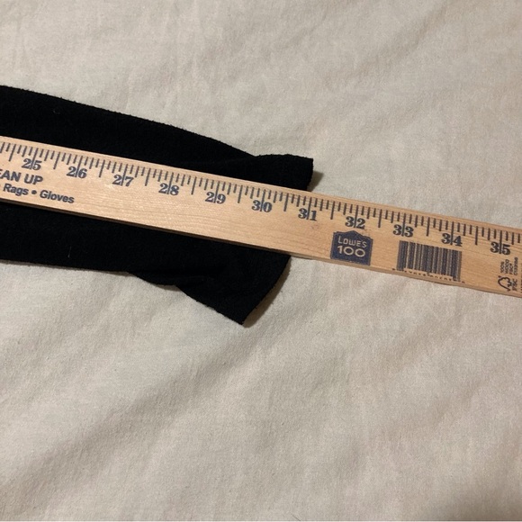 Old Khaki Black Long Sleeve Logo Tee | Lightweight Cotton Poly Blend - Picture 4 of 9